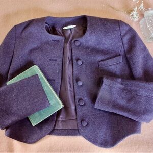Laura Ashley Wool Button Up Jacket